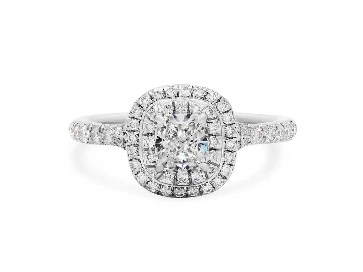 Tiffany & Co. 'Soleste' Diamond Ring in Platinum