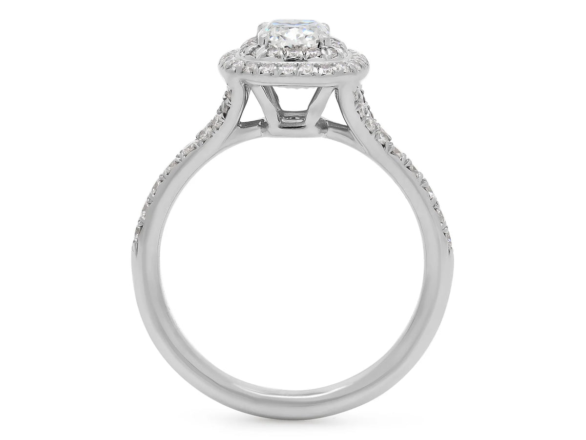 Tiffany & Co. 'Soleste' Diamond Ring in Platinum
