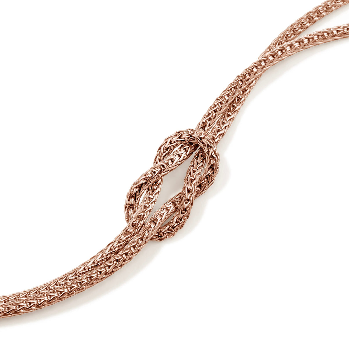 Love Knot Bracelet, Rose Gold, 3.6MM