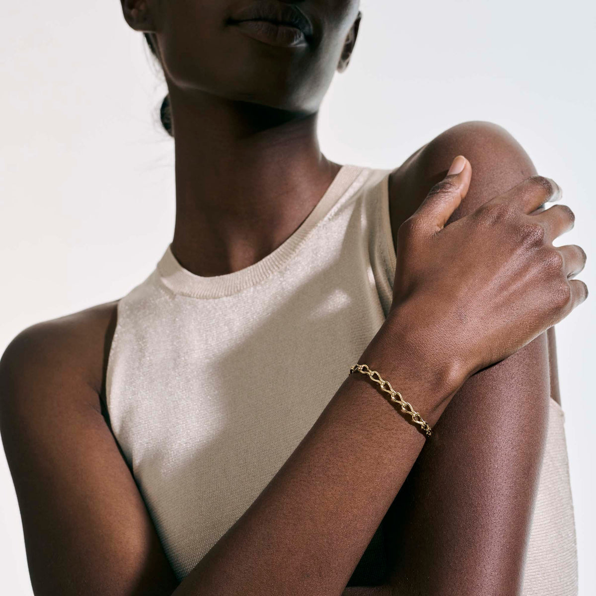 Surf Bracelet, Gold, 5MM