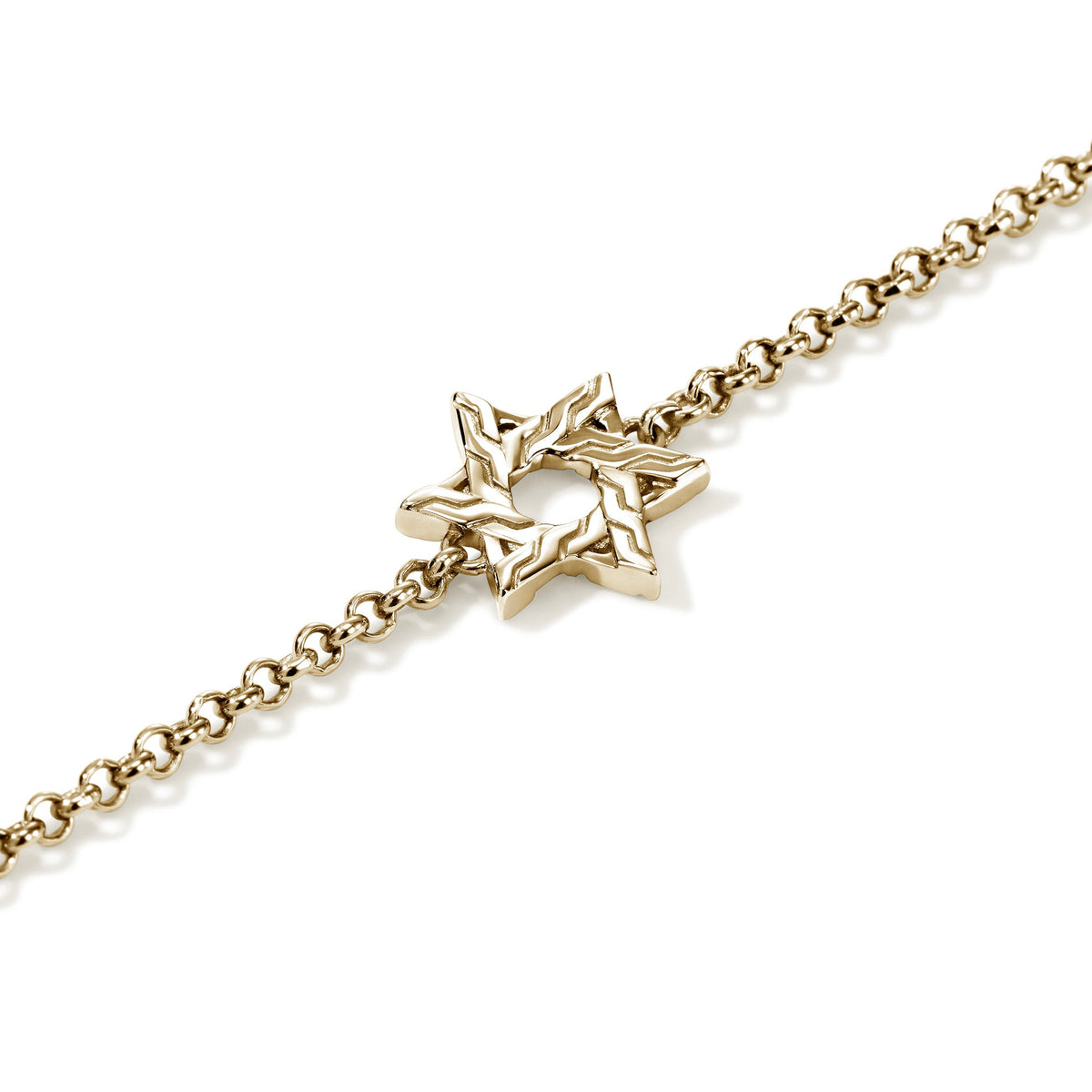 JH Essential Star of David Bracelet, Gold