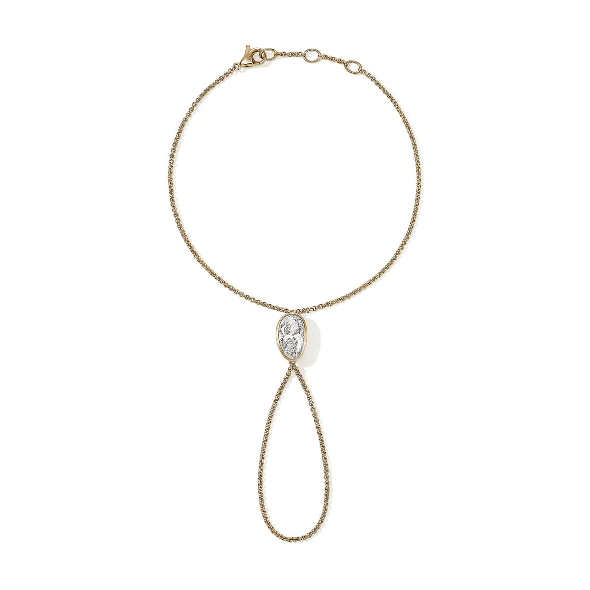 JH Lovestruck™ Hand Chain, Gold, Diamond, 3.25TCW