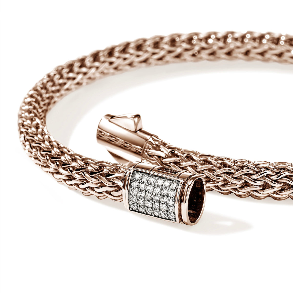 Icon Bracelet, Rose Gold, Diamonds, 5MM
