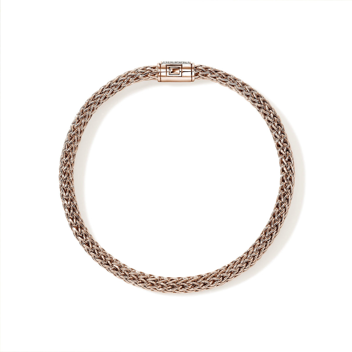 Icon Bracelet, Rose Gold, Diamonds, 5MM