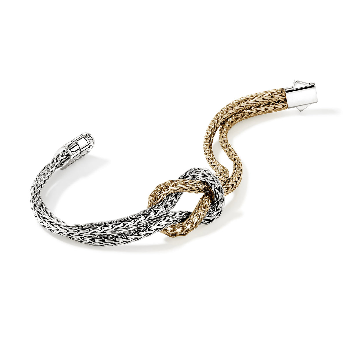 Love Knot Bracelet, Gold, Sterling Silver, 7MM