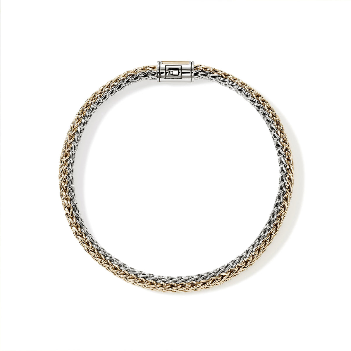 Icon Bracelet, Reversible, Gold, Sterling Silver, 5MM