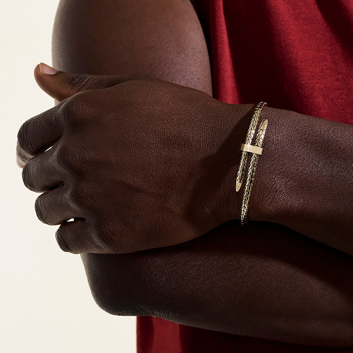 Spear Flex Cuff, Gold, 4MM