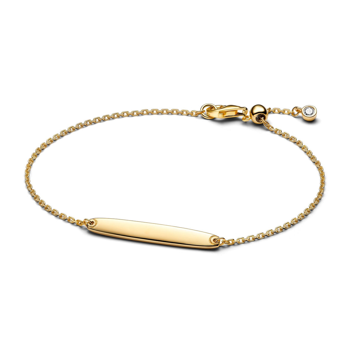Pulsera de Cadena con Barra Grabable de Pandora