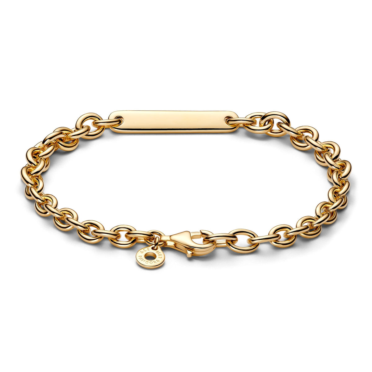 Pulsera de eslabones con barra grabable