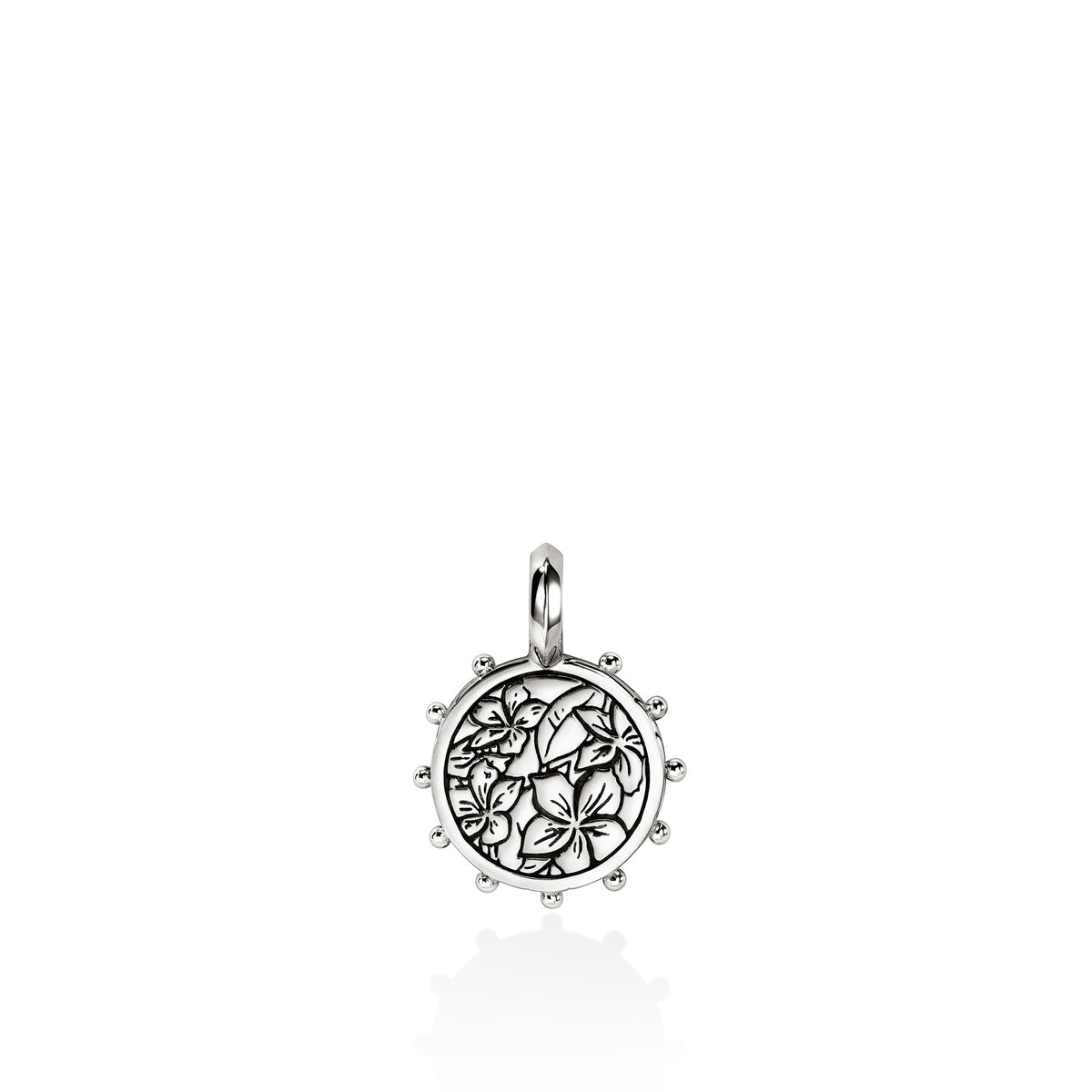 Butterfly Talisman Charm, Gold, Sterling Silver, Diamonds