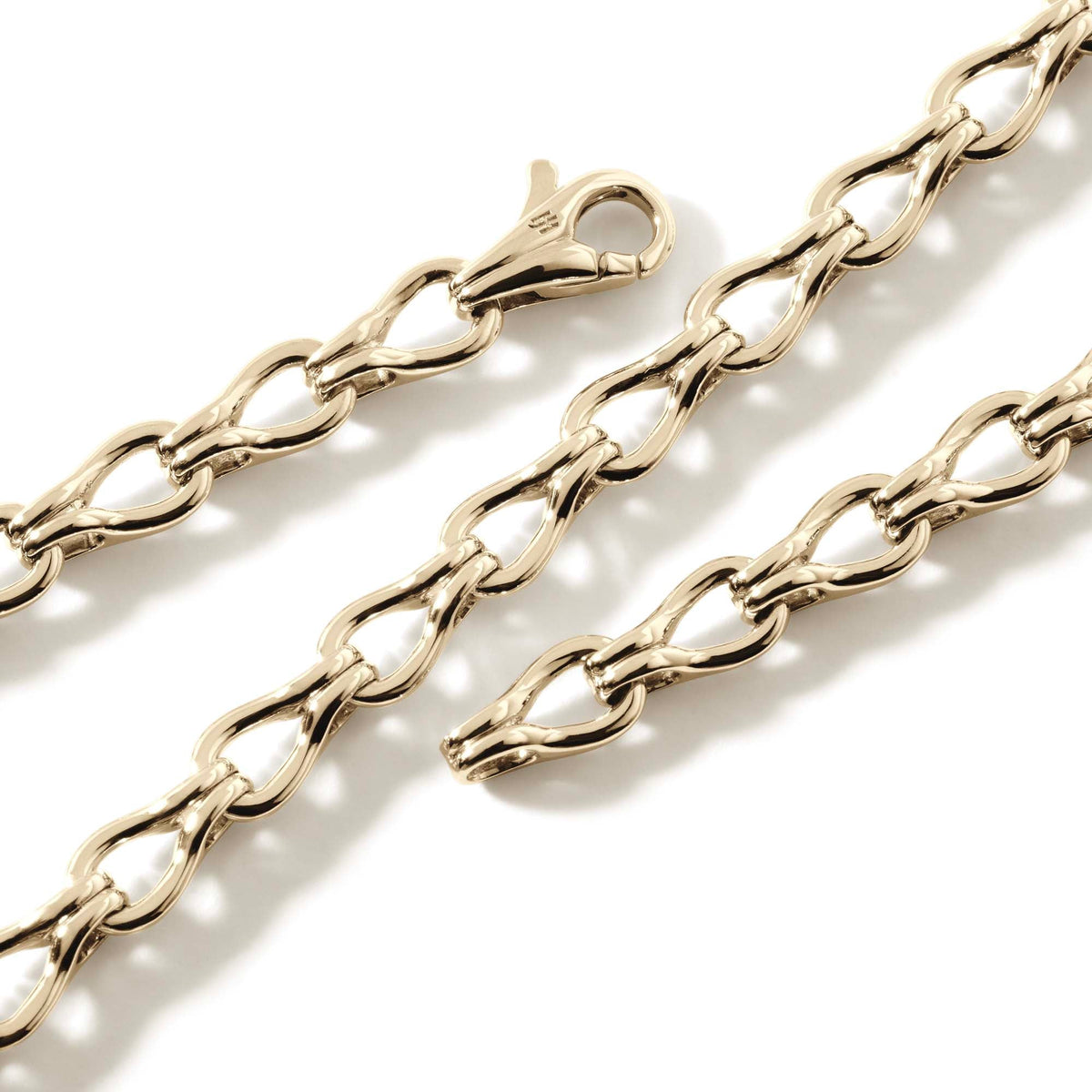 Surf Necklace, Gold, 5MM