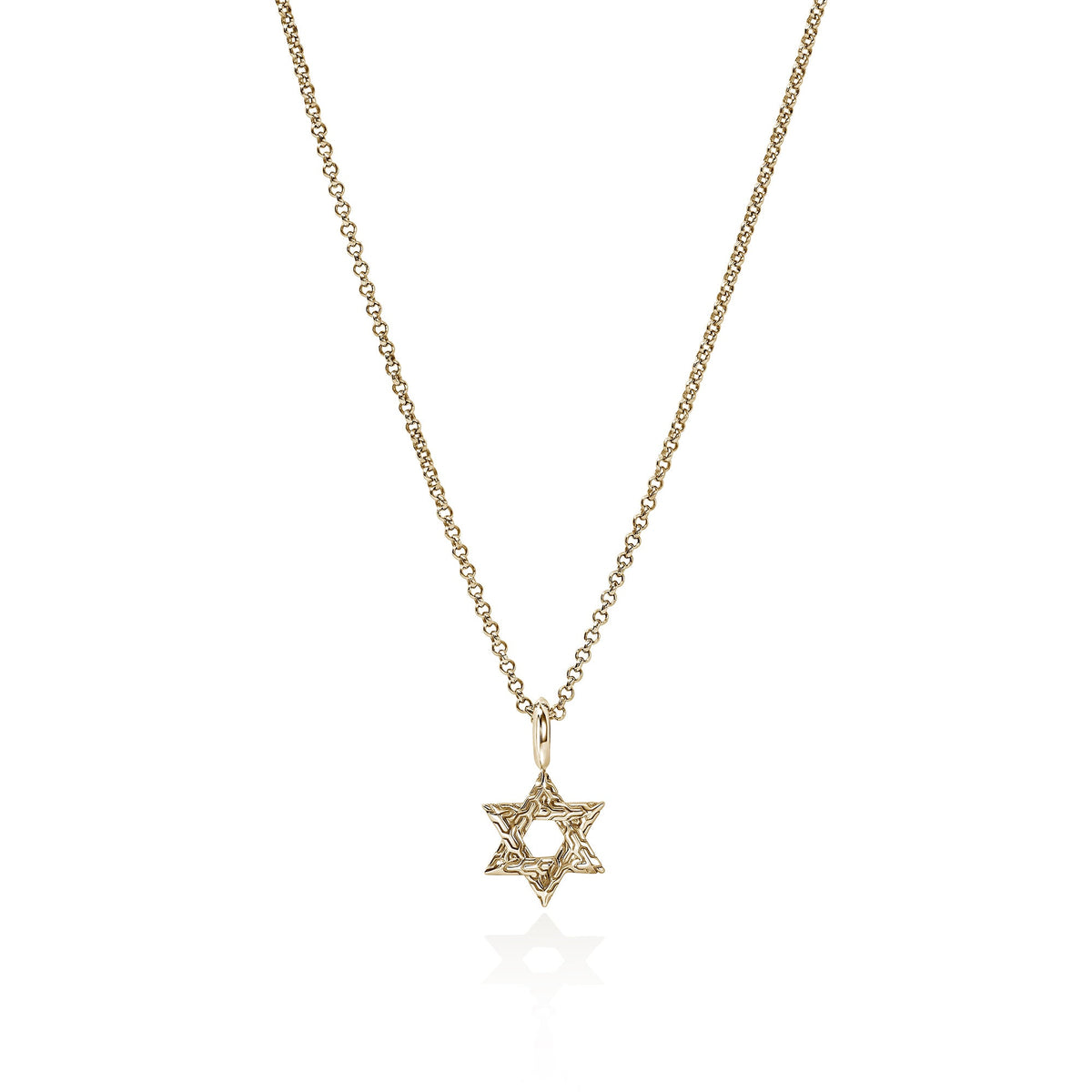 JH Essential Star of David Necklace, Gold