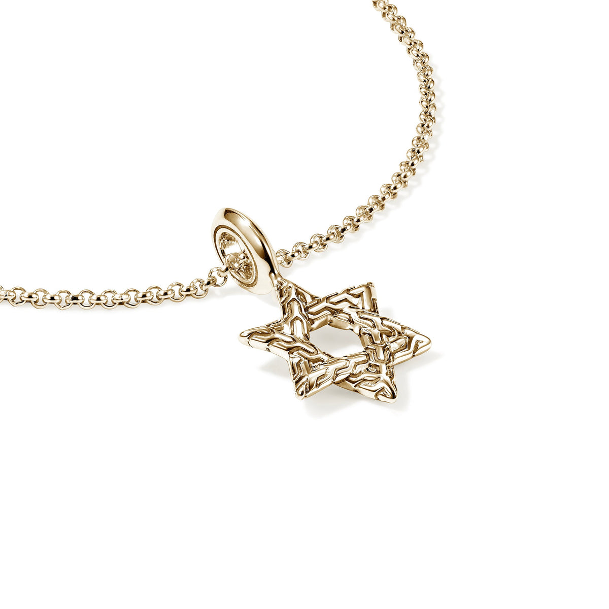 JH Essential Star of David Necklace, Gold