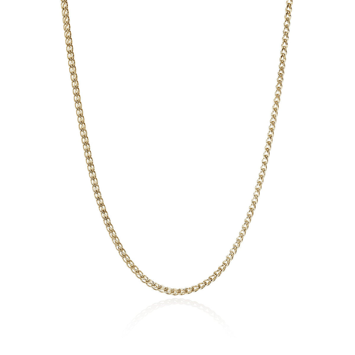 Surf Necklace, Gold, 2.3MM