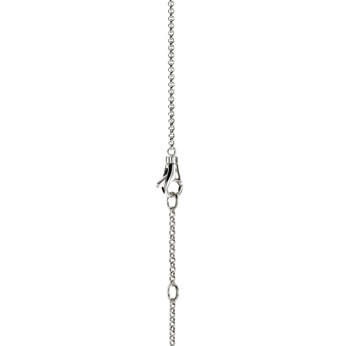 Spear Station Necklace, Gold, Sterling Silver, Diamonds
