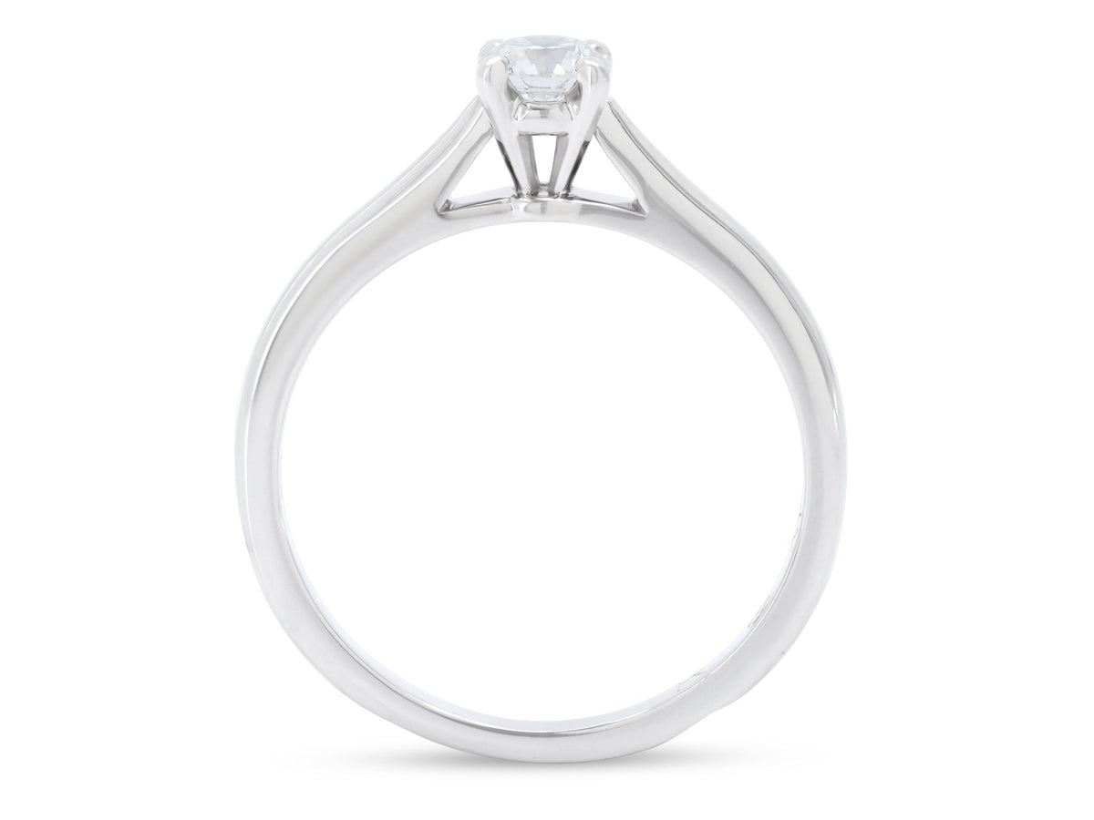Anillo de Promesa de Diamante 'Solitaire 1895' de Cartier, 0.20 quilates, en Platino
