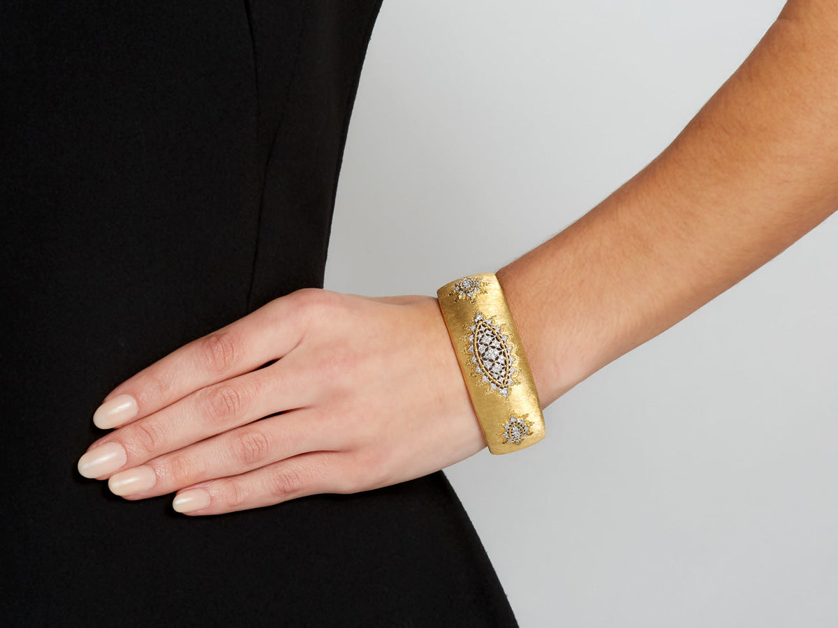 Pulsera de Diamantes Buccellati en Oro de 18K