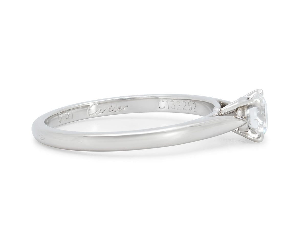Anillo de Diamante Cartier 'Solitaire 1895', 0.31 quilates, en Platino