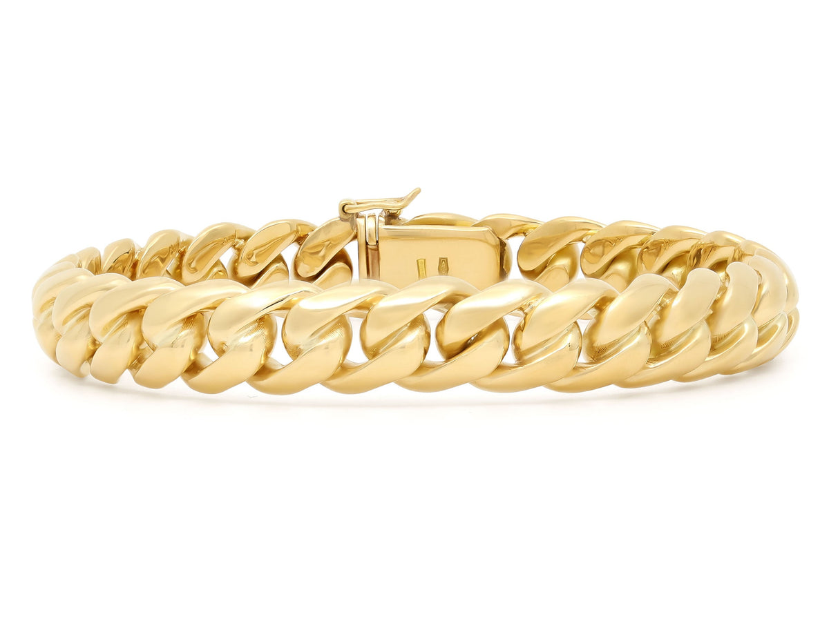 Pulsera de eslabones curb de M. Buccellati en oro de 18 quilates