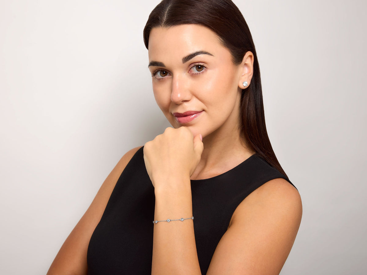 Pulsera 'Diamantes a la Vista' de Tiffany & Co. Elsa Peretti en Platino
