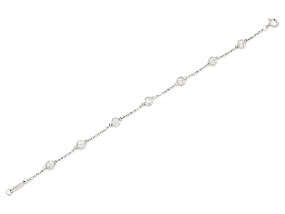 Pulsera 'Diamantes a la Vista' de Tiffany & Co. Elsa Peretti en Platino