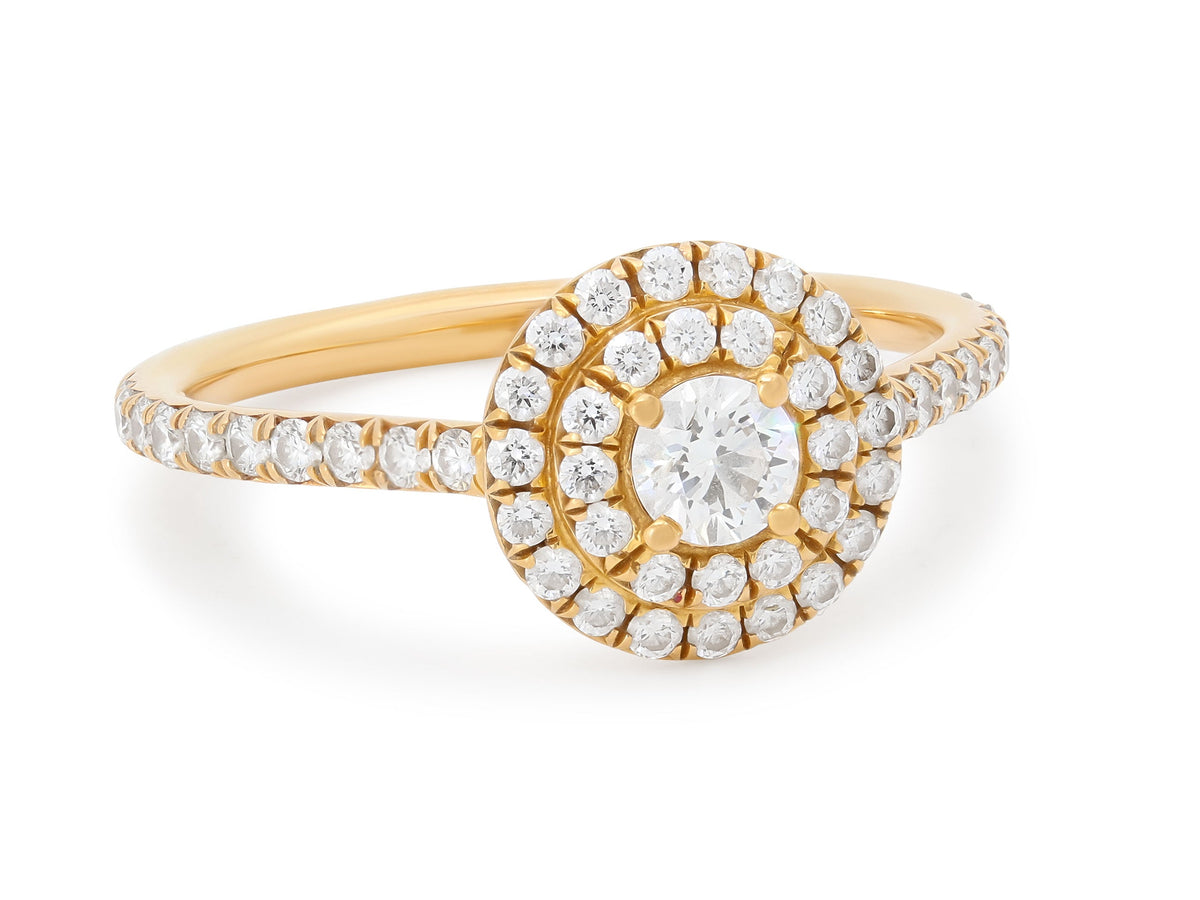 Anillo de Diamante 'Soleste' de Tiffany & Co. en Oro de 18K