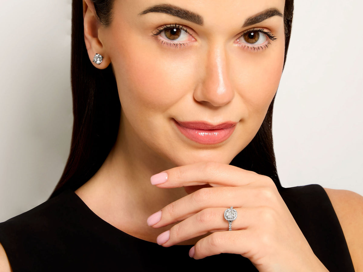 Anillo de Diamante 'Soleste' de Tiffany & Co. en Platino