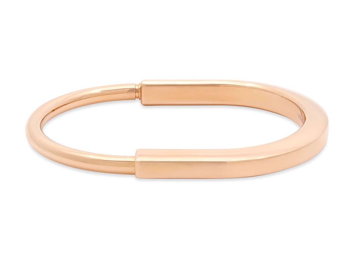 Pulsera Bangle 'Lock' de Tiffany & Co. en Oro Rosa de 18K