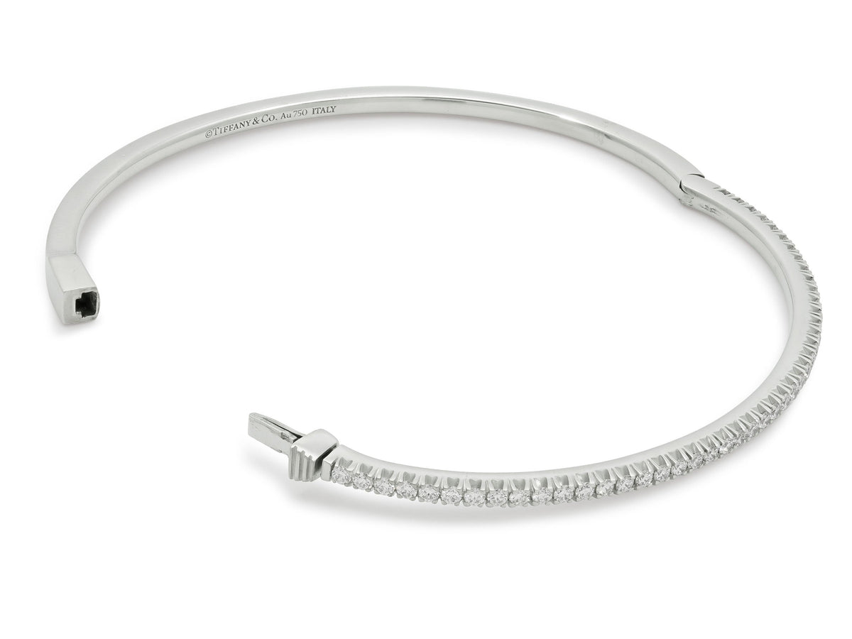Tiffany & Co. Pulsera 'Metro' de Diamantes en Oro Blanco de 18K