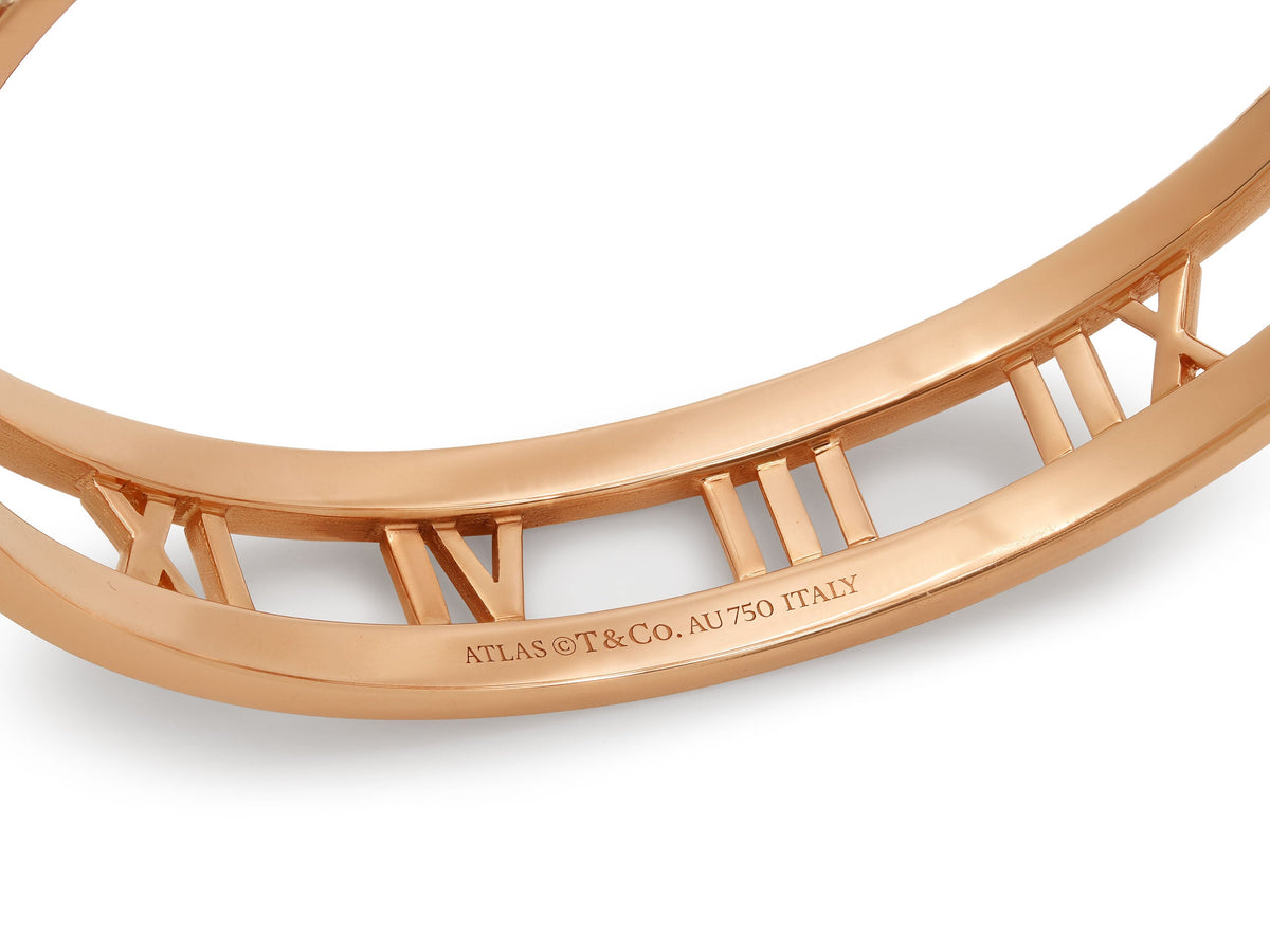Tiffany & Co. Pulsera 'Atlas' de Diamantes en Oro Rosa de 18K