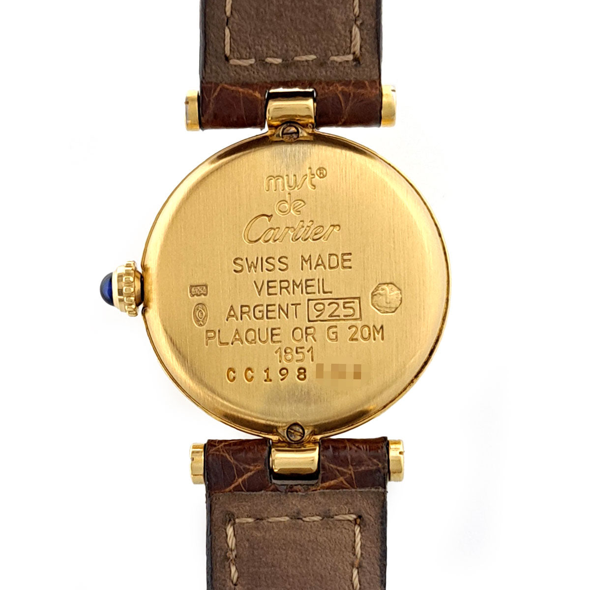 CARTIER 
MUST VENDÔME SM 
Con caja y garantía
