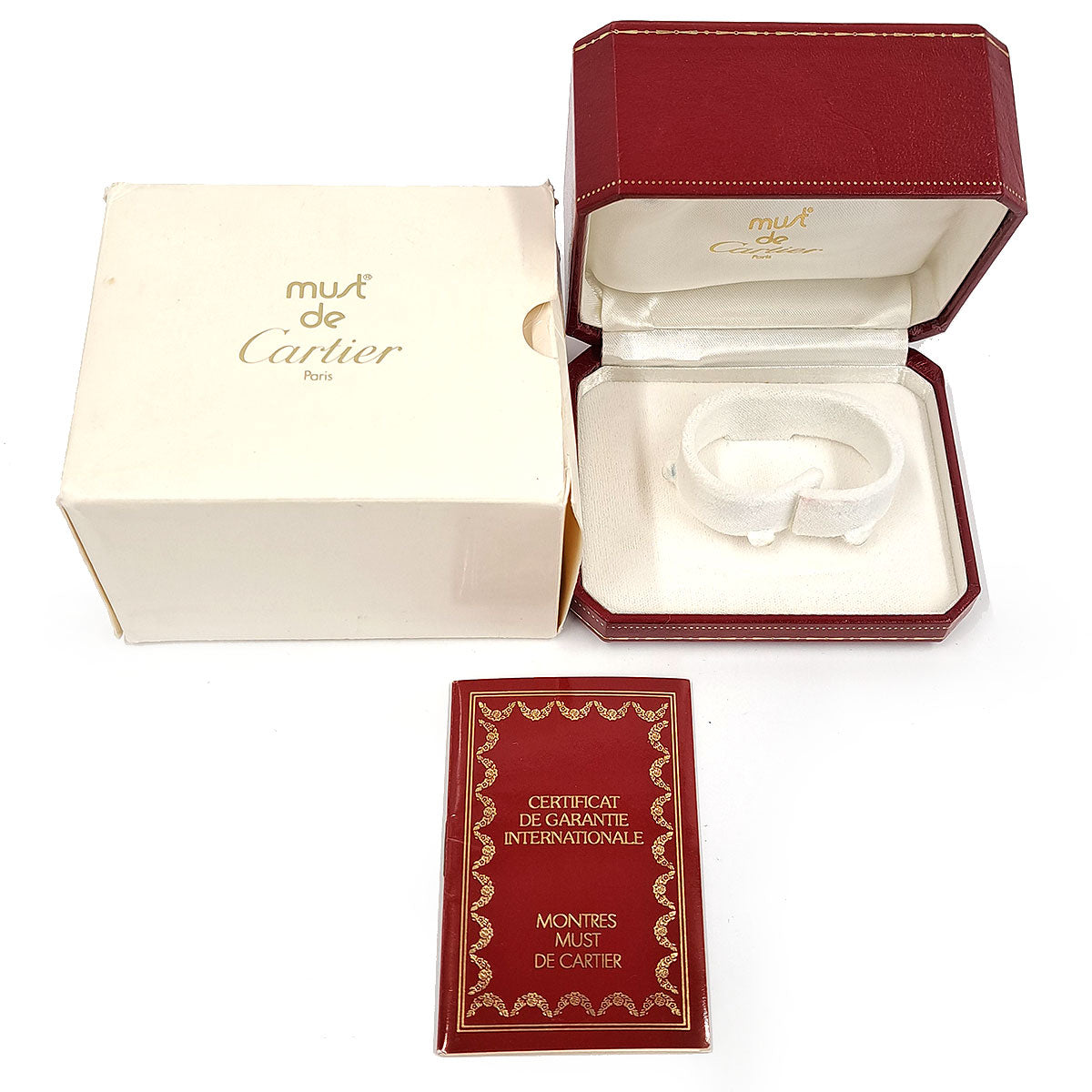 CARTIER 
Must Tank SM Art Deco 
Con caja y certificado