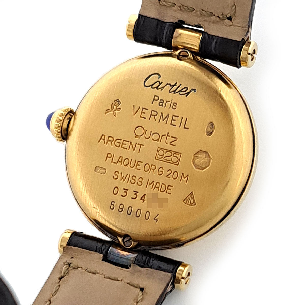 CARTIER 
Vandôme Vermeil SM