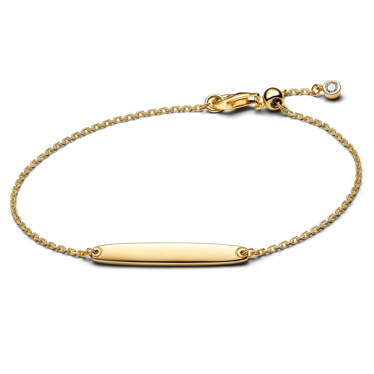 Pulsera de Cadena con Barra Grabable de Pandora