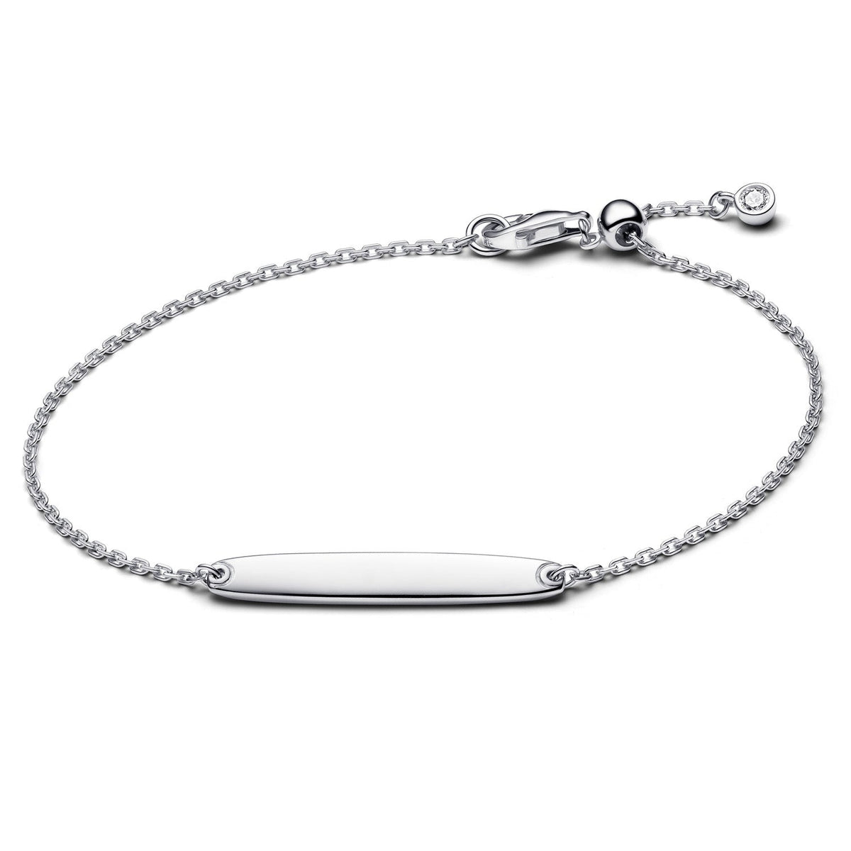 Pulsera de Cadena con Barra Grabable de Pandora