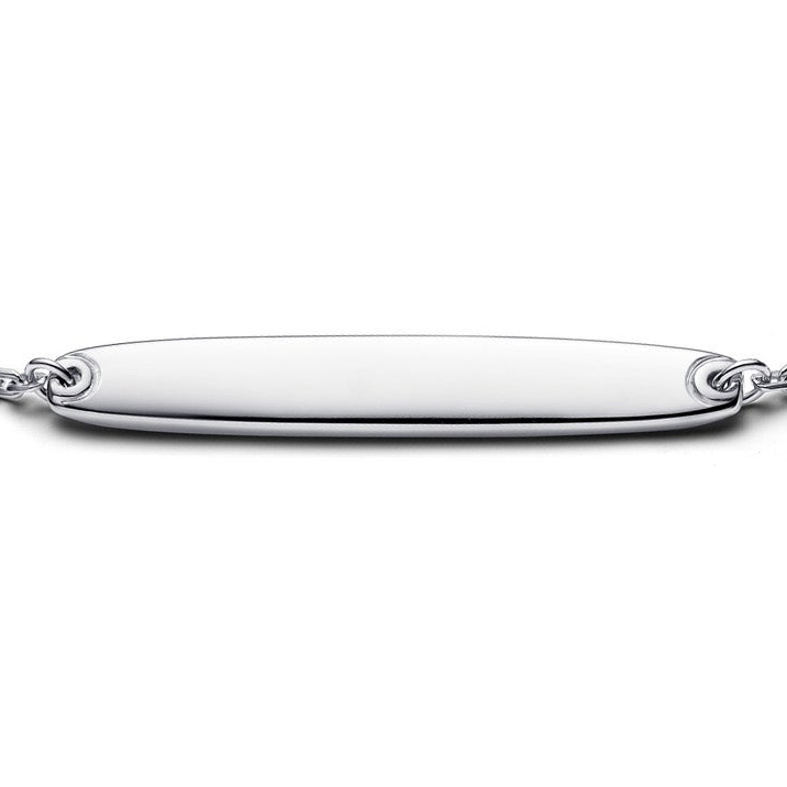 Pulsera de Cadena con Barra Grabable de Pandora