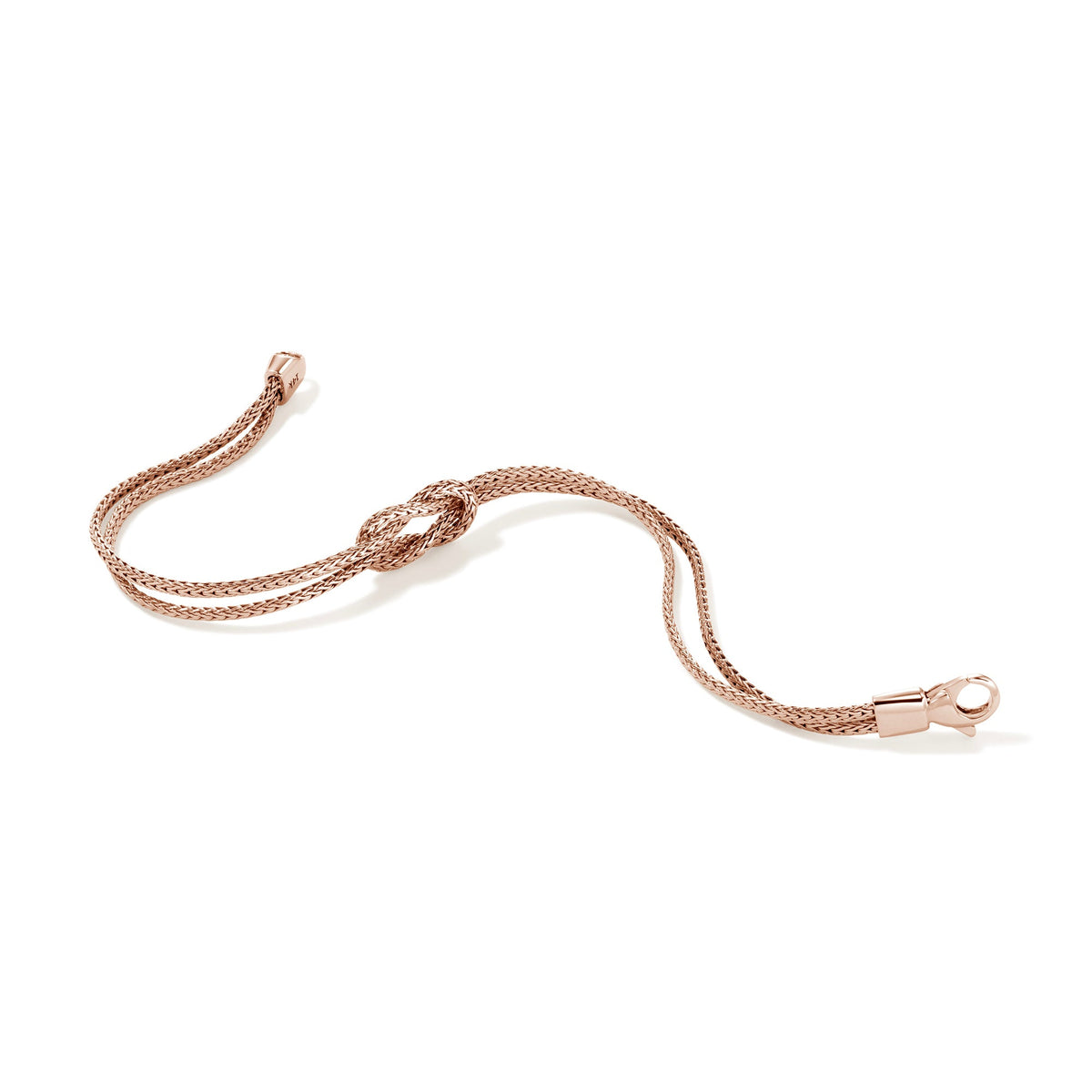 Love Knot Bracelet, Rose Gold, 3.6MM