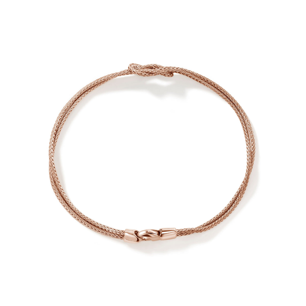 Love Knot Bracelet, Rose Gold, 3.6MM