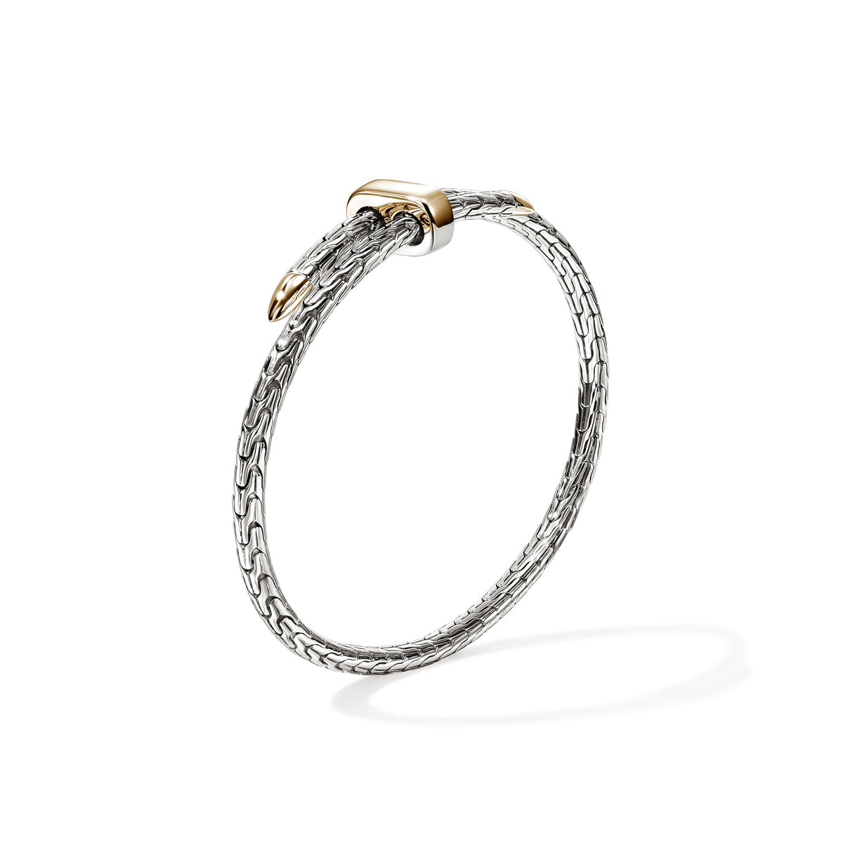 Spear Flex Cuff, Gold, Sterling Silver, 4MM