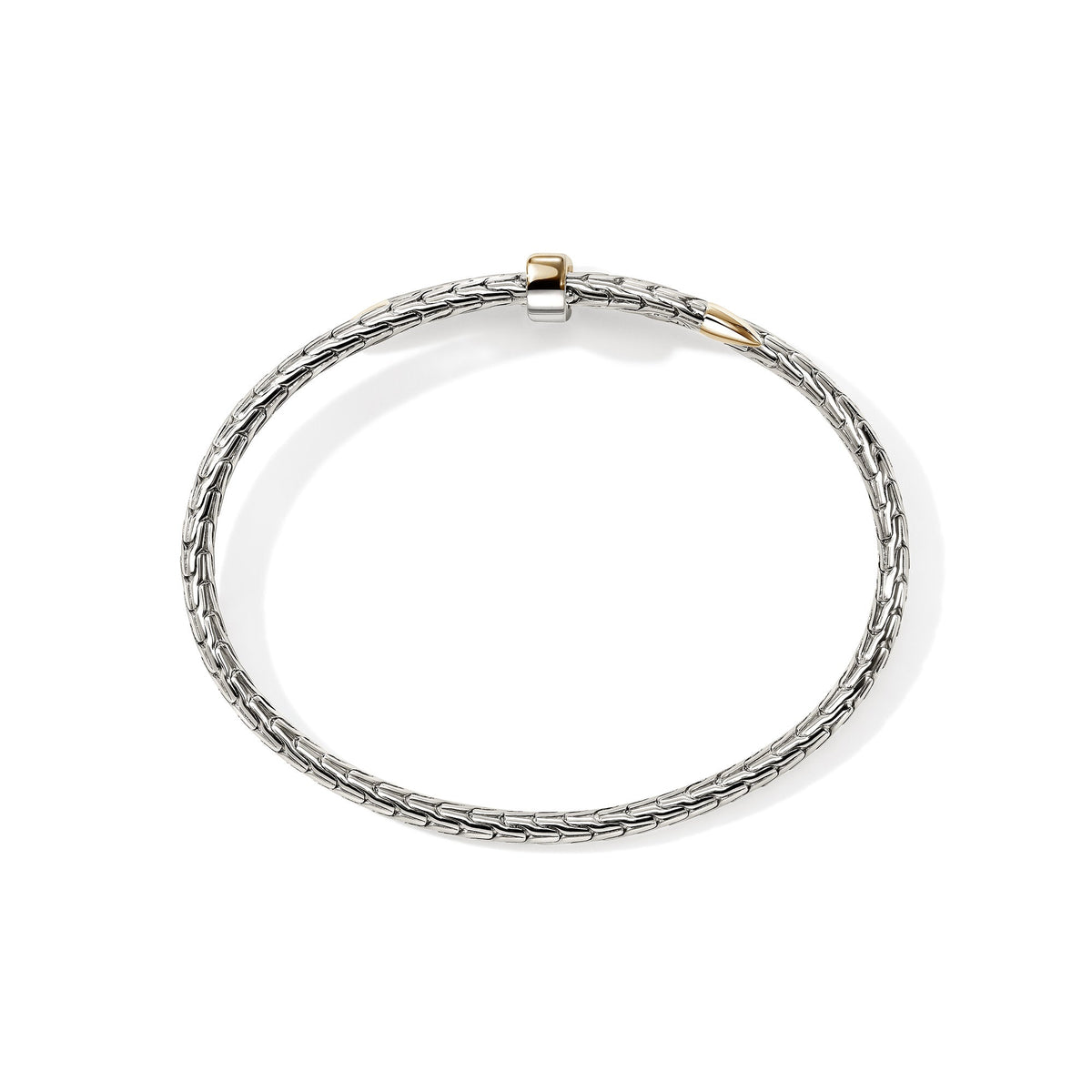 Spear Flex Cuff, Gold, Sterling Silver, 4MM