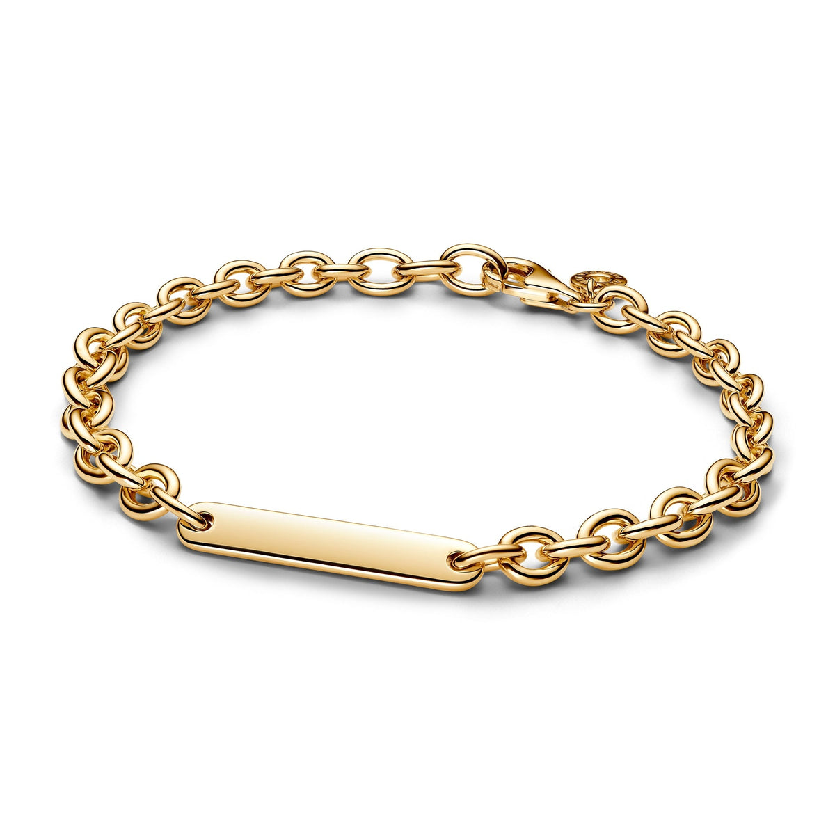 Pulsera de eslabones con barra grabable