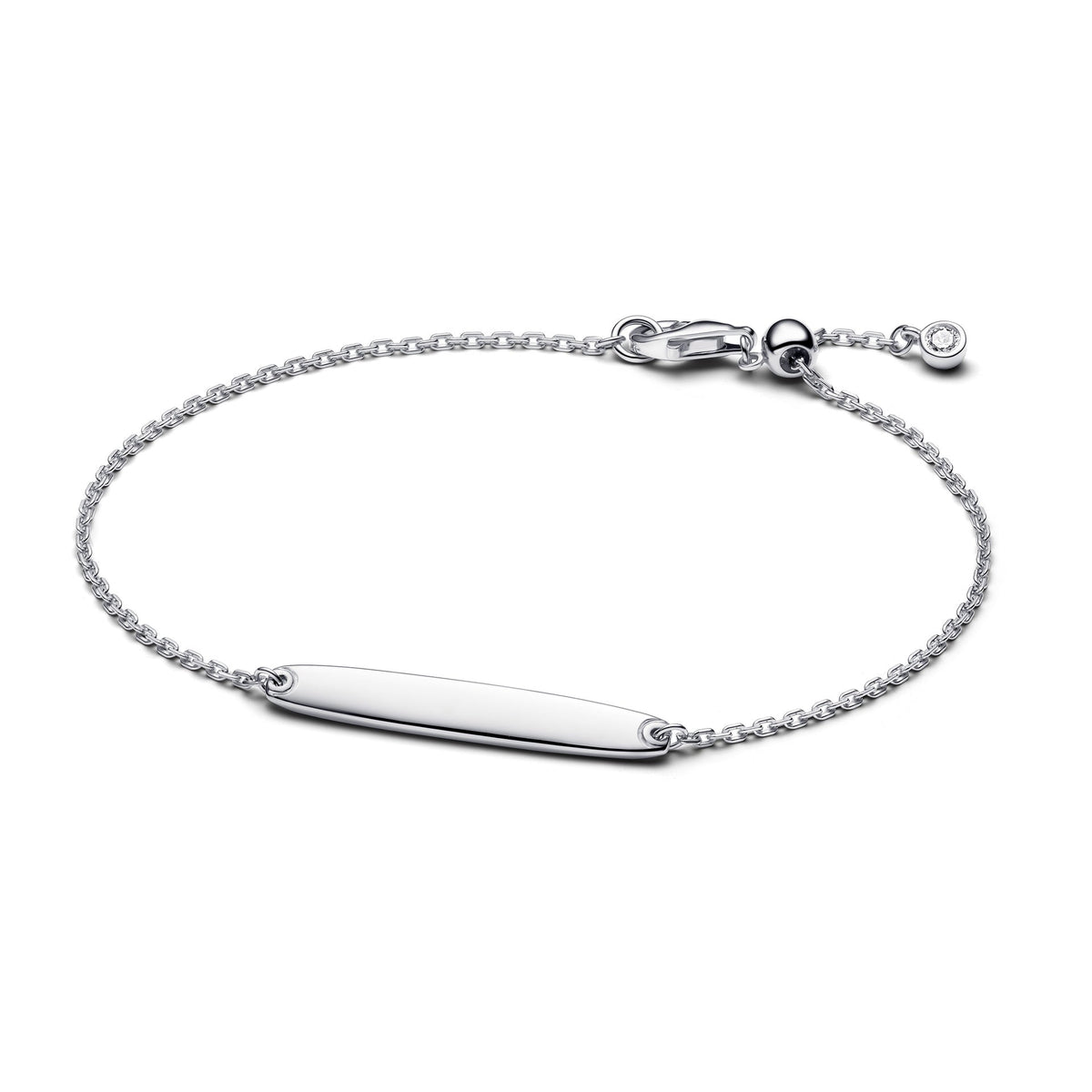 Pulsera de Cadena con Barra Grabable de Pandora