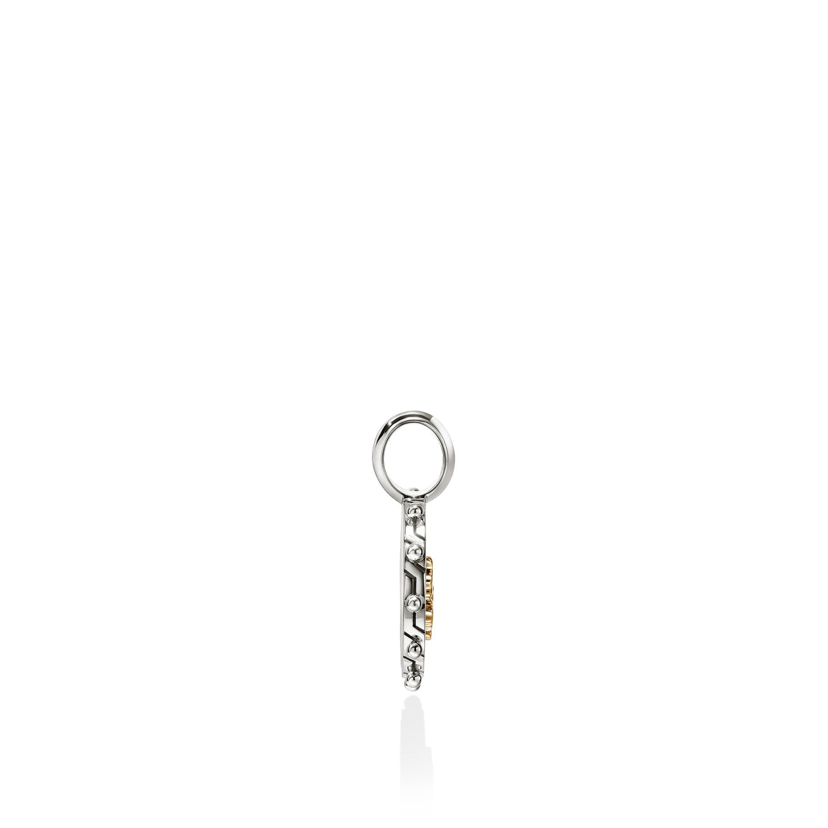 Butterfly Talisman Charm, Gold, Sterling Silver, Diamonds