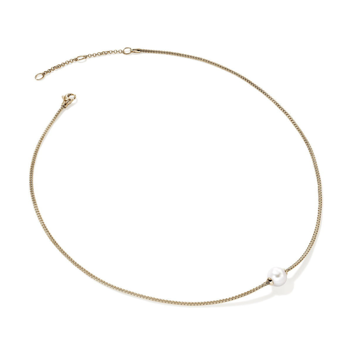 JH Essential Pearl Necklace, Gold, 1.8MM