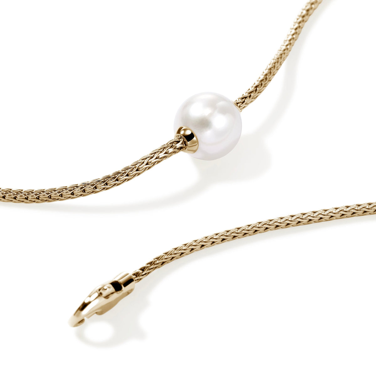 JH Essential Pearl Necklace, Gold, 1.8MM