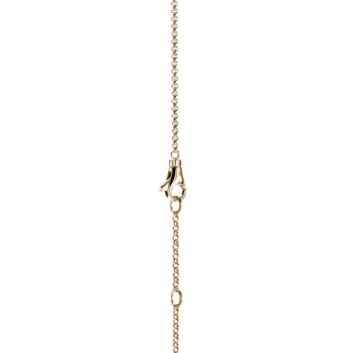 Spear Station Necklace, Gold, Diamonds