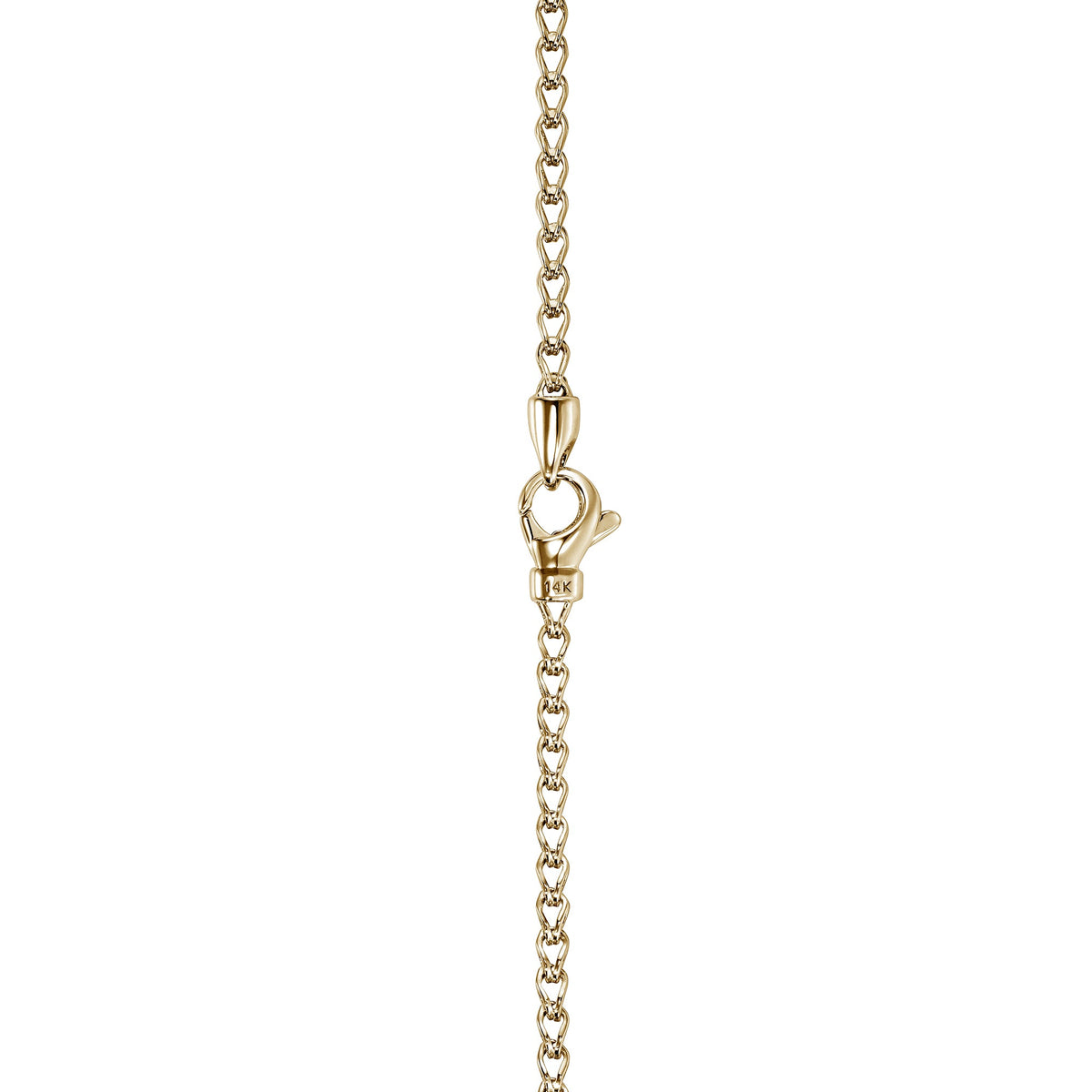 Surf Necklace, Gold, 2.3MM