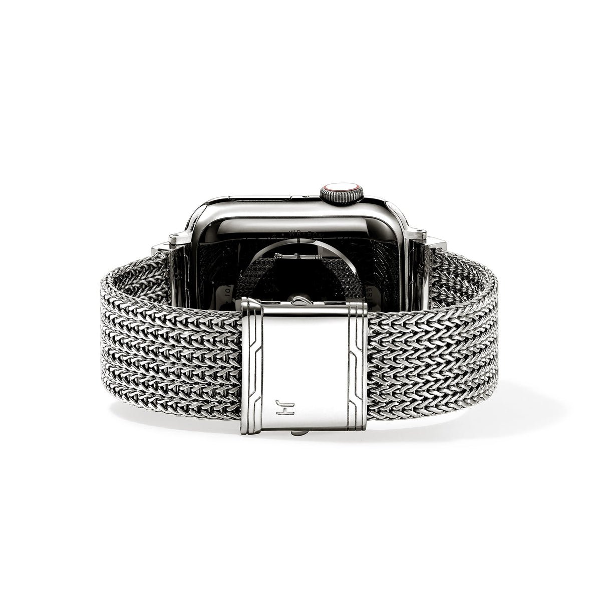 Smartwatch Strap, Sterling Silver, Blue Sapphires, 18MM