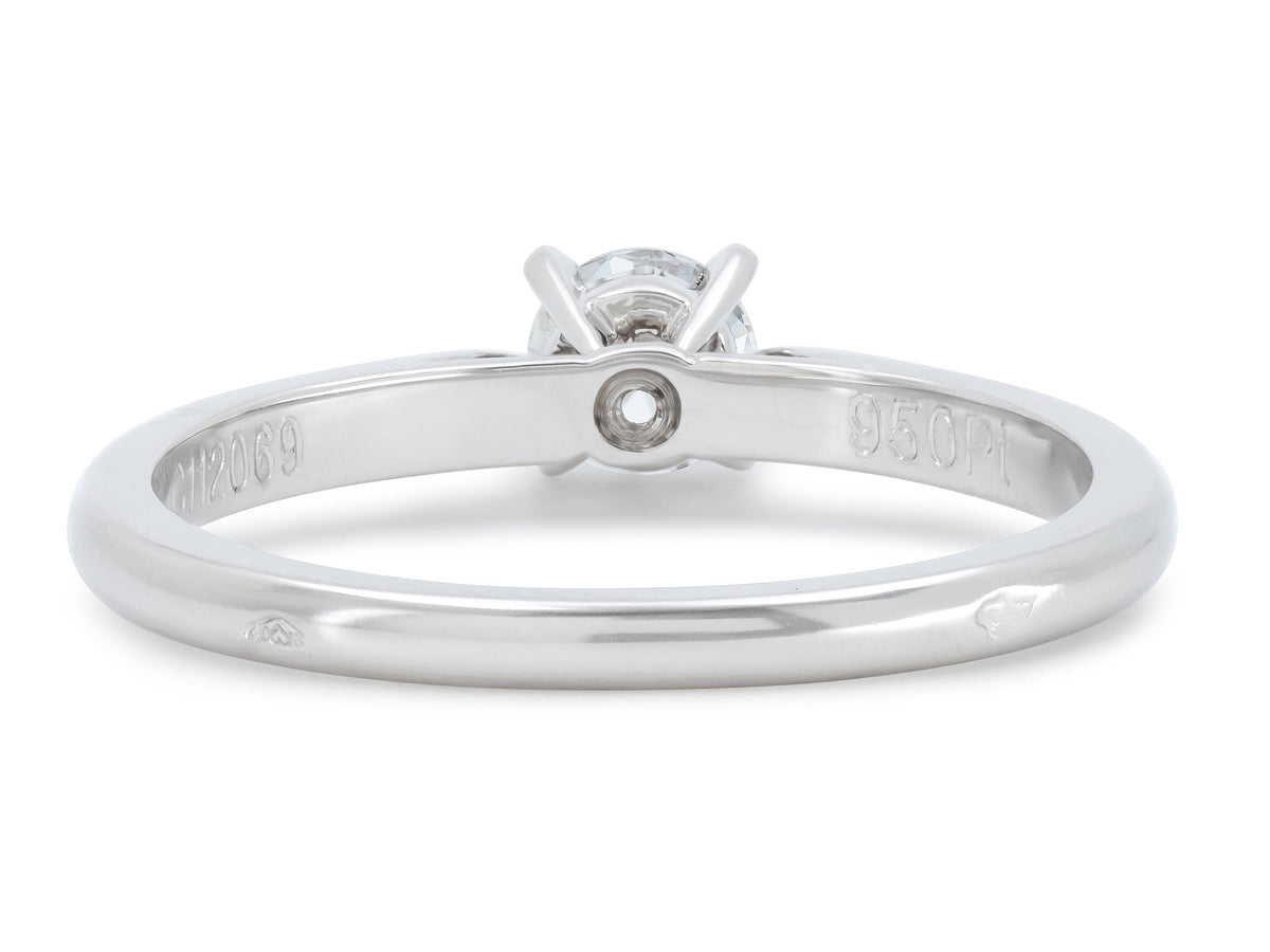 Anillo de Promesa de Diamante 'Solitaire 1895' de Cartier, 0.23 quilates, en Platino