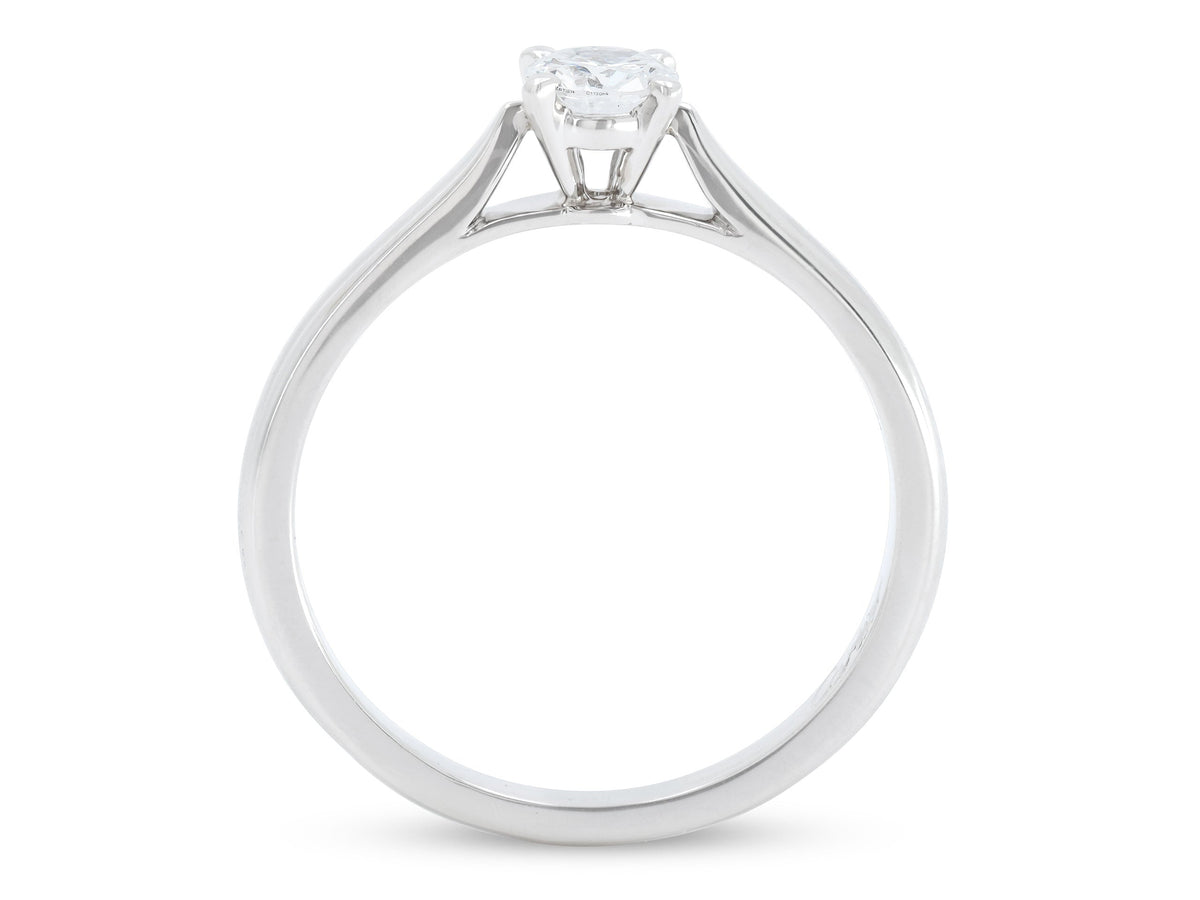 Anillo de Promesa de Diamante 'Solitaire 1895' de Cartier, 0.23 quilates, en Platino